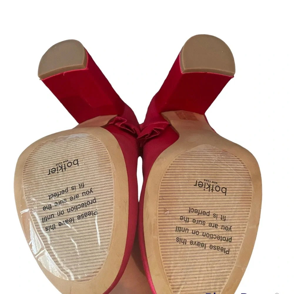 Botkier vienna hot pink ruffle heel 5.5 - Picture 4 of 5